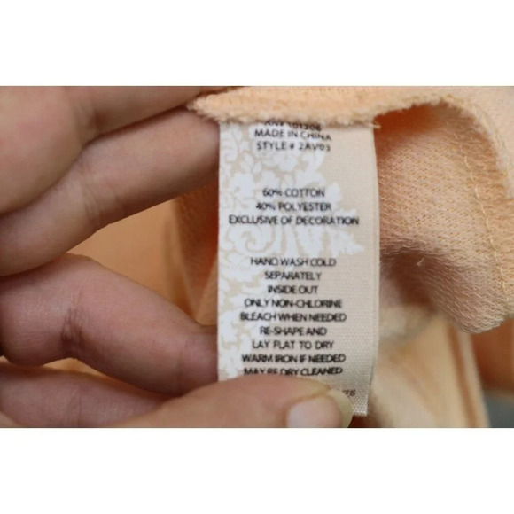 Soft Surroundings Long Sleeve Coral Tunic-Size Medium - Picture 8 of 11